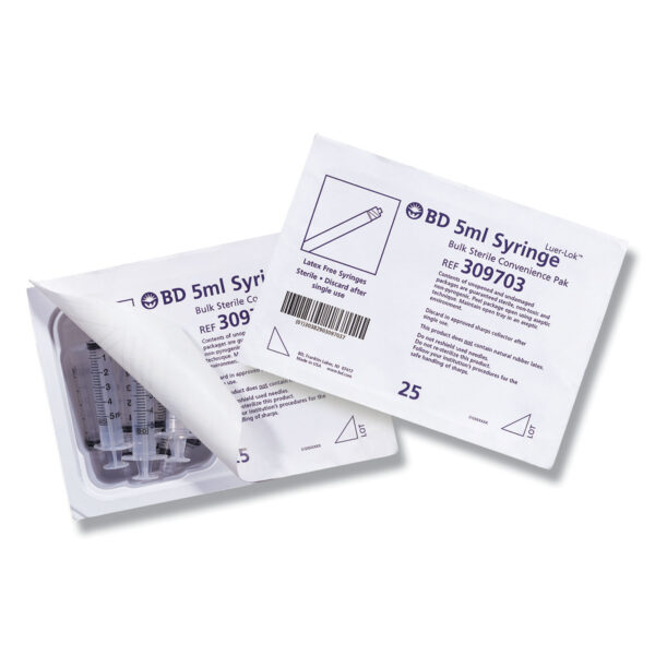 BD 3 ML SYRINGES & NEEDLES